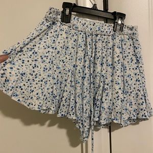 Blue and White shorts, Small